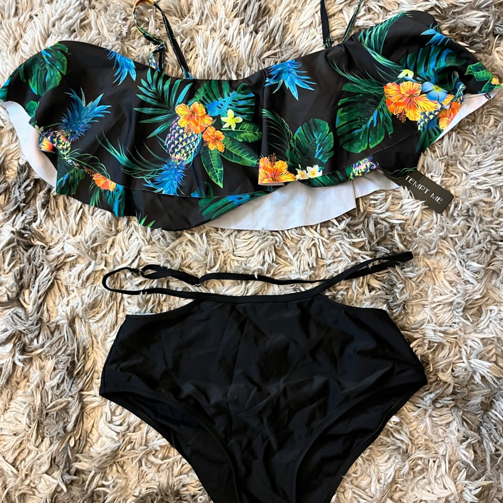 Tropical Women Bikini Swimsuit